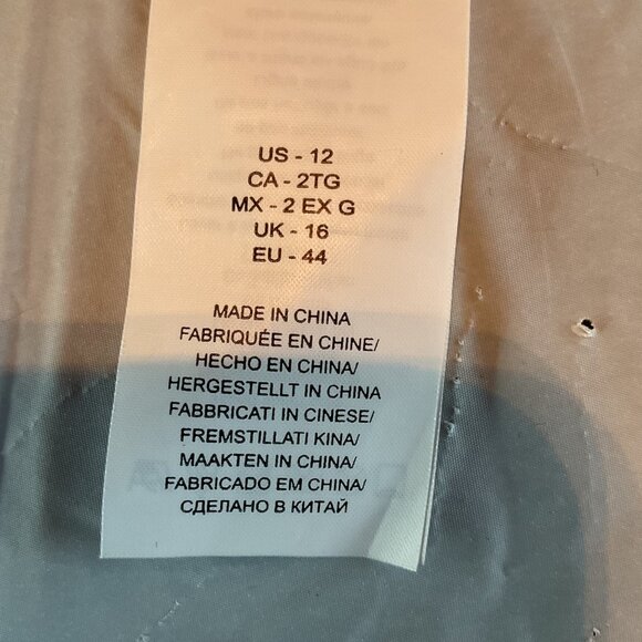 NWT La Blanca Black Push-Up One Piece Swimsuit Cutout & Adjustable Straps Sz 12 - Picture 7 of 12